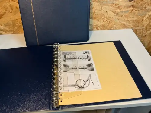 3 Safe Ringbinder blau 14 Ring (34027)