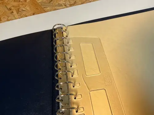 3 Safe Ringbinder blau 14 Ring (34027)