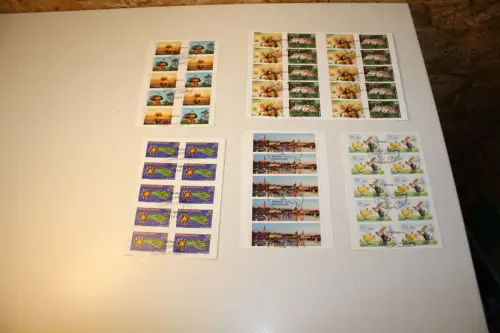 Bund Folienblatt 36-40 gestempelt komplett (32884)