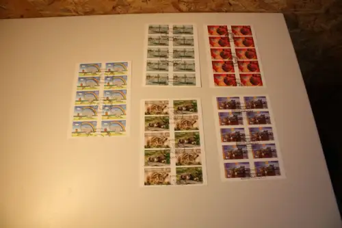 Bund Folienblatt 61-65 gestempelt komplett (32889)