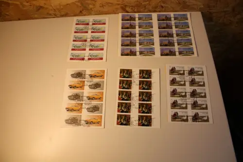 Bund Folienblatt 66-70 gestempelt komplett (32890)