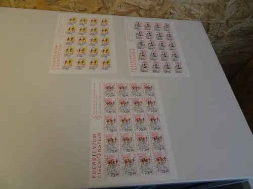 Liechtenstein Michel 1035-1037 Kleinbogen postfrisch Olympiade (23516H)