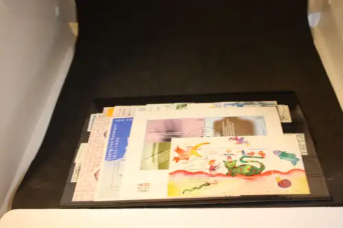 Bund Jahrgang 2001 komplett gestempelt ohne Selbstklebende (32909)