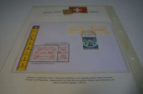 Schweiz Michel ATM 5 SbK 9 Übergröße (28558H)