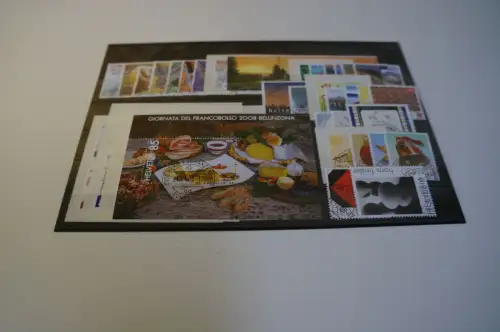 Schweiz Jahrgang 2008 komplett gestempelt (27553)