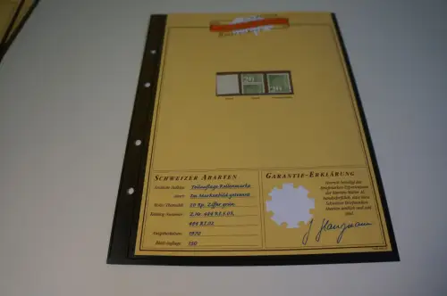 Schweiz Michel 933/35 SbK 483/85 Besonderheiten Lot (28551H)