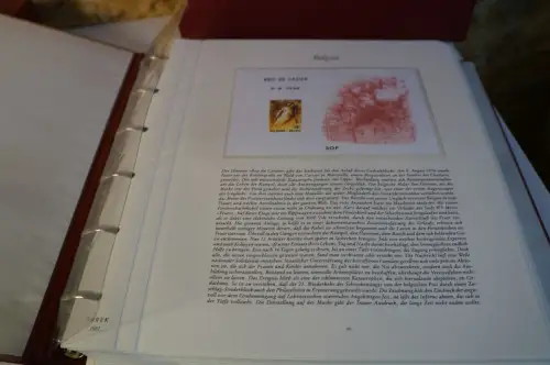 Europa / Übersee Blocksammlung in 7 Borek Bindern (30162)