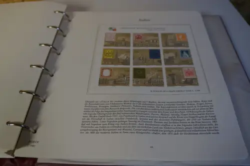 Europa / Übersee Blocksammlung in 7 Borek Bindern (30162)