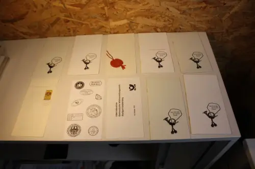 Oberpostdirektion Stuttgart 10 Faltkarten (32958)