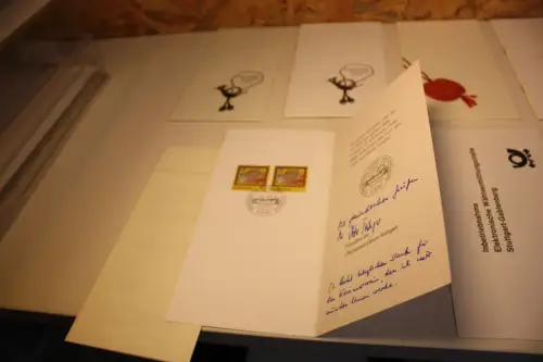 Oberpostdirektion Stuttgart 10 Faltkarten (32958)