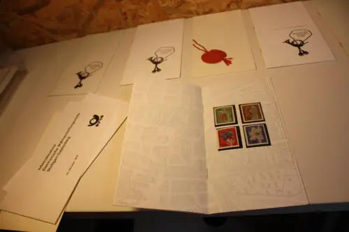 Oberpostdirektion Stuttgart 10 Faltkarten (32958)