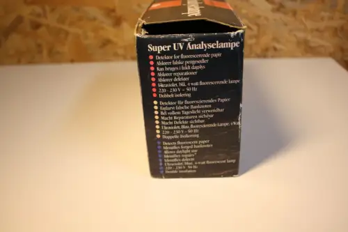 UV Lampe schwarz (33634)