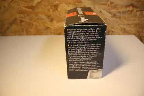 UV Lampe schwarz (33634)