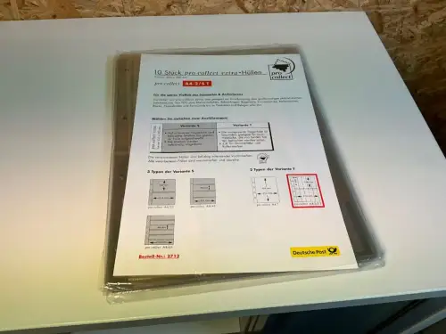 Dt. Post / Pro Collect 40 Blätter glasklar für Rollenmarken (34049)
