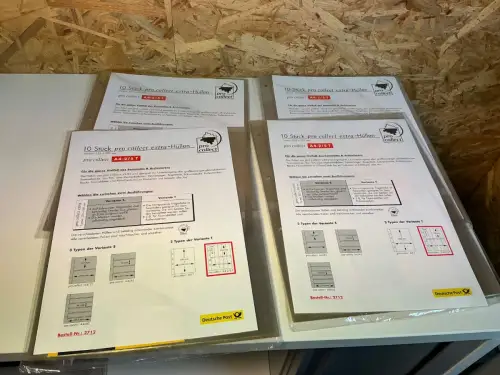 Dt. Post / Pro Collect 40 Blätter glasklar für Rollenmarken (34049)