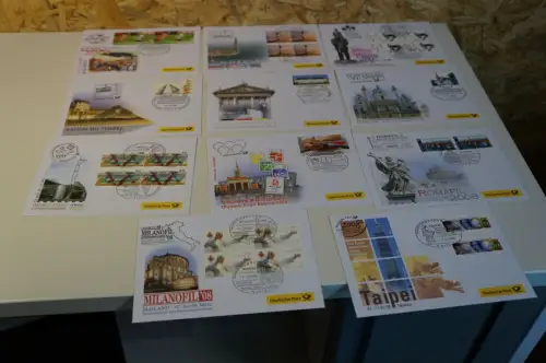 Dt. Post Messebriefe Jahrgang 2008 komplett (30200)