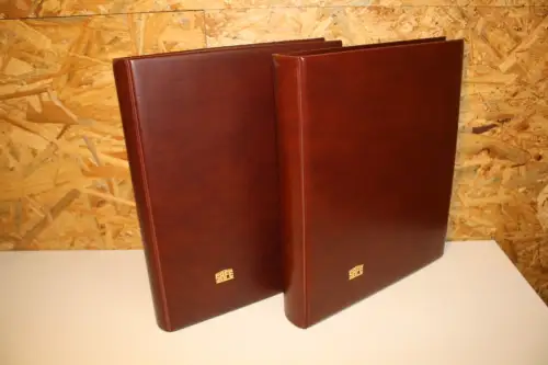 2 Safe Variant Alben in braun mit Hüllen für ETB (32109)