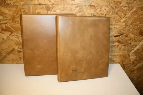 2 Safe Variant Alben in hellbraun mit Hüllen für ETB (32110)