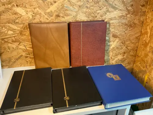 5 Einsteckbücher verschiedene Farben (34055)