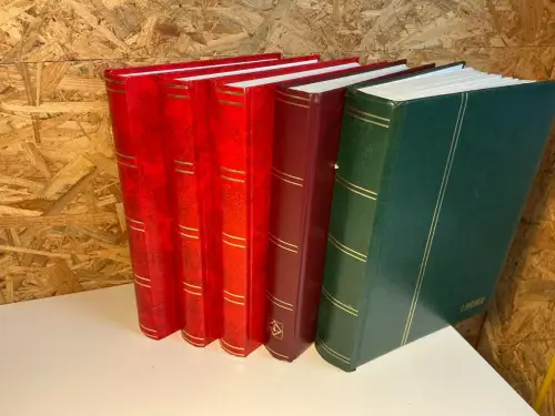 5 Einsteckbücher 60 Seiten in verschiedenen Farben (34056)