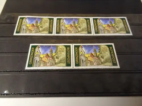Grinzinger Botenpost 5 Stück 20 Schilling (26372)