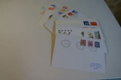 Norwegen FDC 1970-1974 komplett (28650)