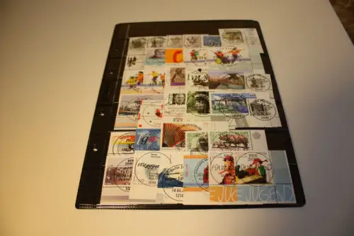 Bund 2001-2003 ohne Selbstklebende gestempelt komplett (33672H)