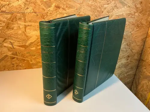 2 Leuchtturm Klemmbinder grün mit Aufdruck Cept (34080)