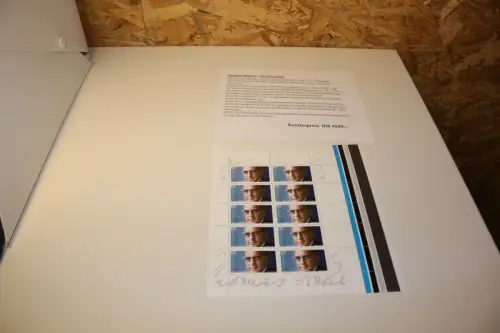 Bund Michel 1963 xx Kleinbogen Übergröße Leerfeld oben + rechts (31176H)