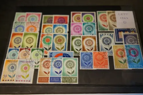 Europa Cept Jahrgang 1964 gestempelt komplett (34136)