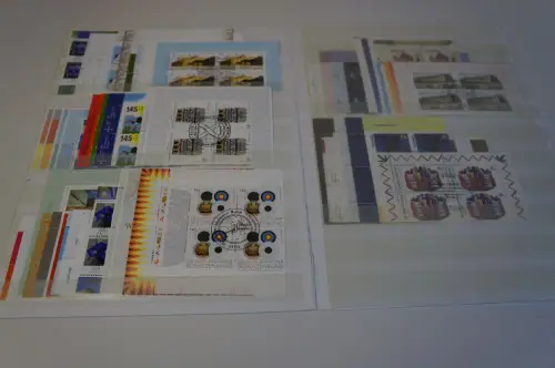 Bund Jahrgang 2011 Viererblocks gestempelt (28728H)