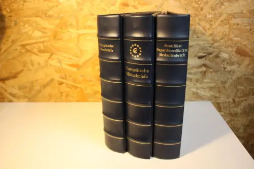 3 Dt. Post / Leuchtturm Binder blau 6 Ring (33020)