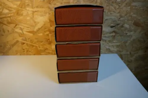 5 Kobra Briefe Alben in braun (34217)