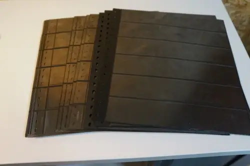 25 Stück Lindner Omnia 6er schwarz (34228)