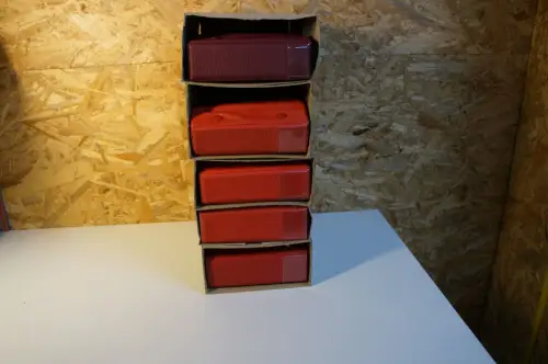 5 Kobra Briefe Alben in rot (34220)