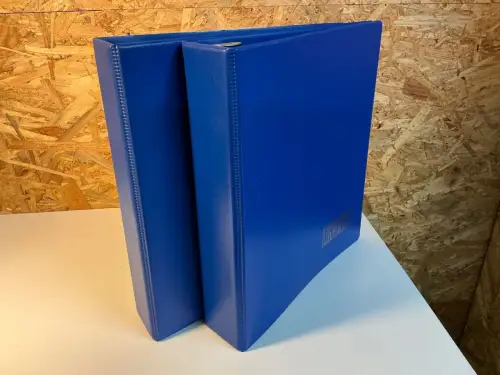 2 Lindner 3 Ring Binder blau (34251)