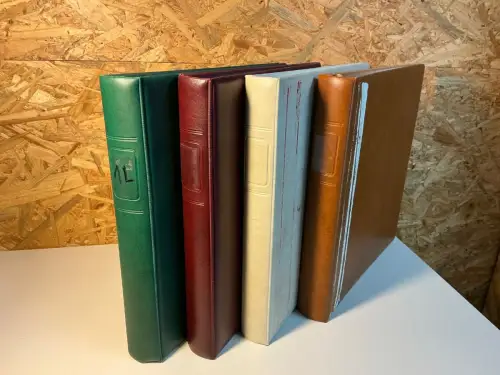 4 Lindner Binder mit starken Mängeln (34253)