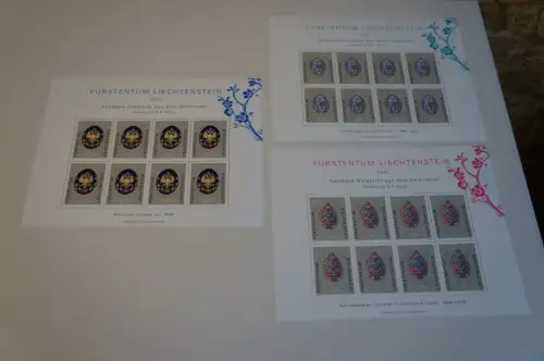Liechtenstein Michel 1259-1261 Kleinbogen postfrisch (32183H)