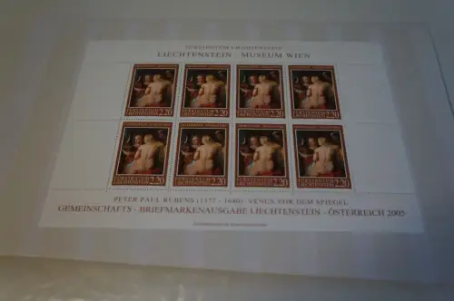 Liechtenstein 1374 Kleinbogen postfrisch Rubens (32184H)