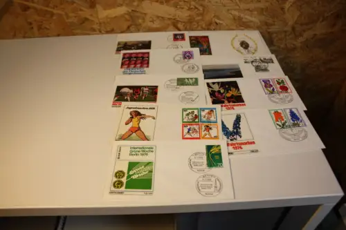 Berlin Jahrgang 1976 FDC komplett (33770)