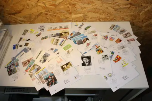 Bund Jahrgang 2007 FDC komplett ohne Selbstklebende (32240)