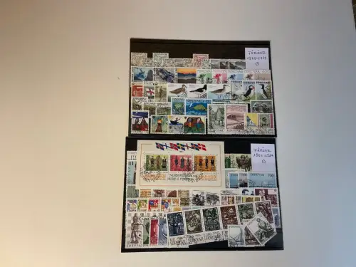 Färöer Jahrgang 1975-1984 gestempelt komplett (33800)