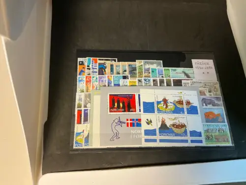 Färöer Jahrgang 1990-1994 postfrisch komplett (33817)