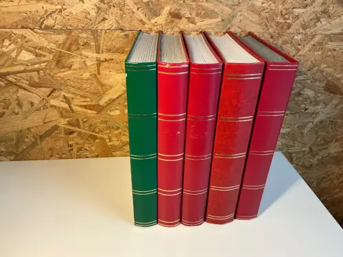 5 Einsteckbücher 60 Seiten in verschiedenen Farben (34259)