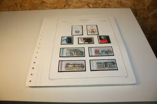 Bund 2000-2003 gestempelt ohne Selbstklebende komplett auf Kabe Blättern (32313)