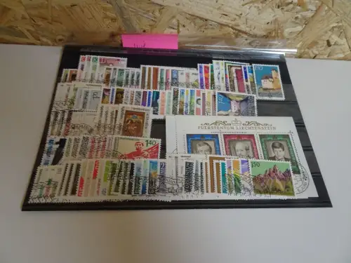 Liechtenstein Jahrgang 1985-89 komplett gestempelt (18309)