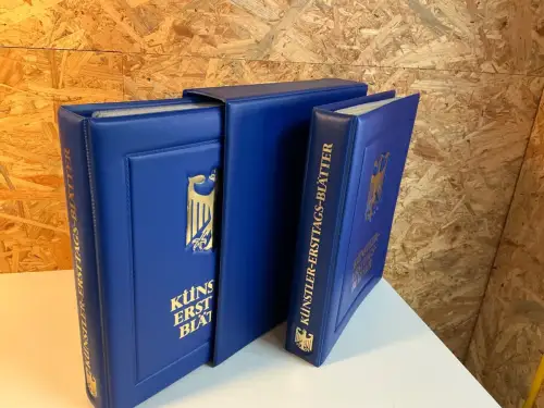 Bund 2 Alben Künstler ETB 1987-1989 komplett aus Abo (34271)