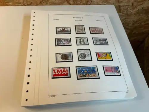 Bund 1990-2000 inkl. Kabe Blätter postfrisch fast komplett (34274)