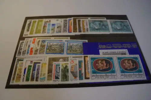 Österreich Jahrgang 1987 postfrisch waagrechte Paare (27996)