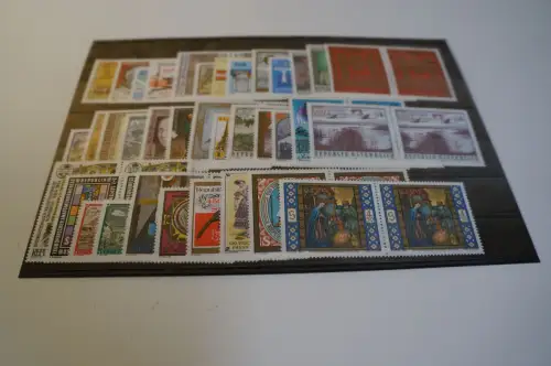 Österreich Jahrgang 1984 postfrisch waagrechte Paare (27993)